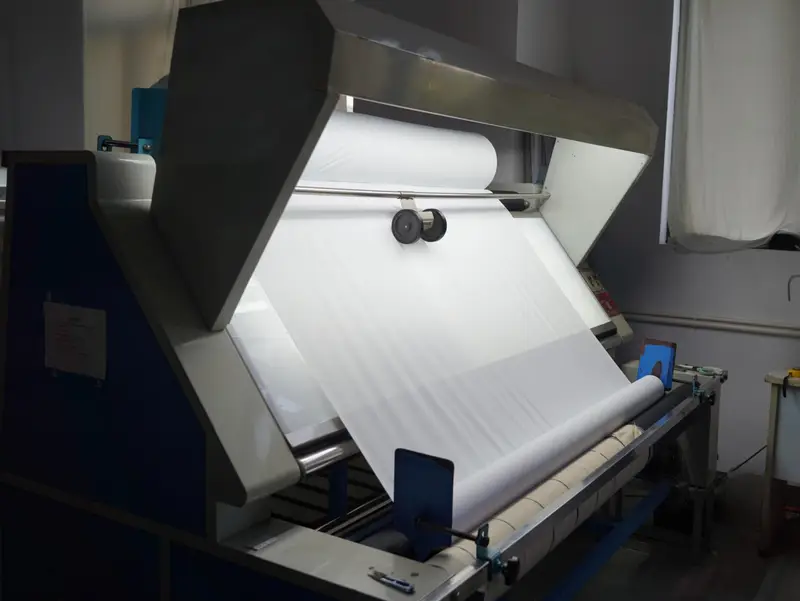 Illustrative fabric stage