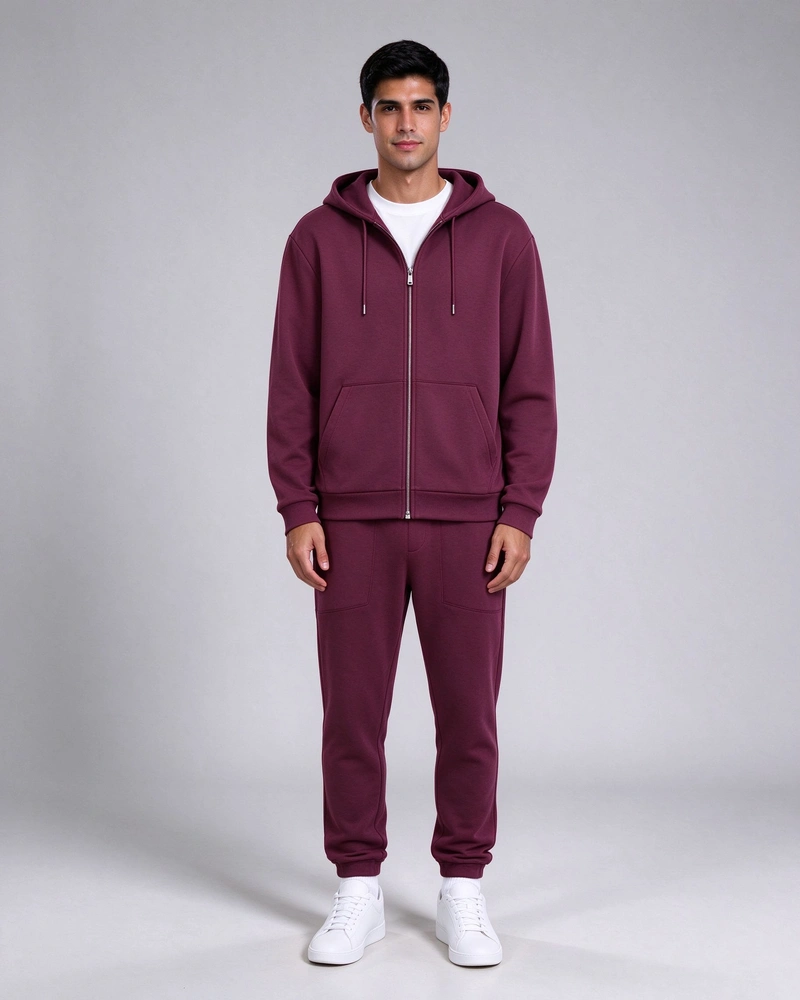 Men's Full-Zip Hoodie, front view