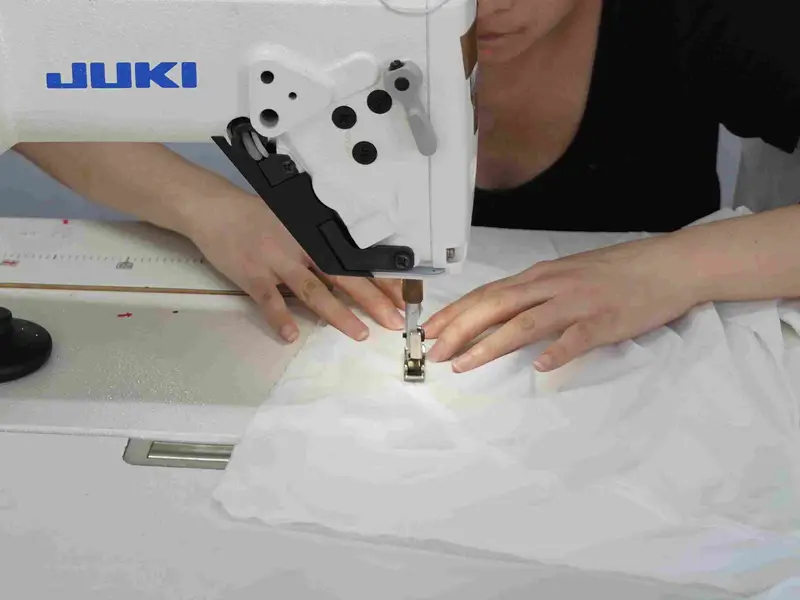 Illustrative sewing stage
