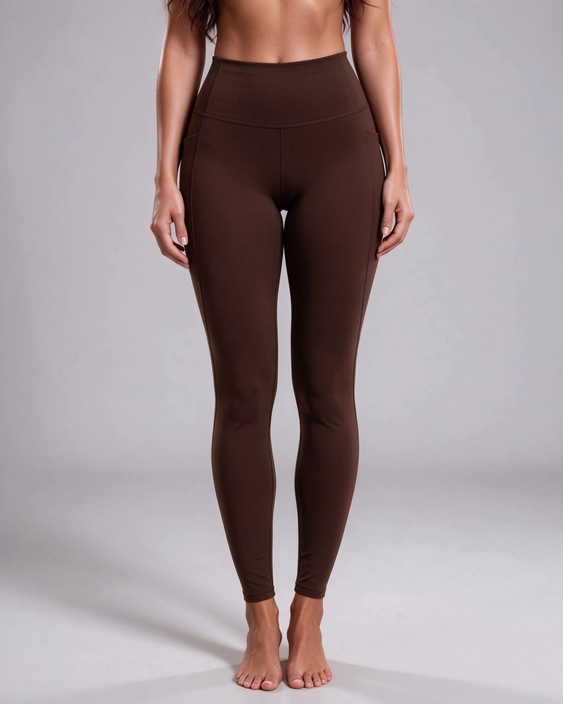 High-Waist Full-Length Leggings, front view